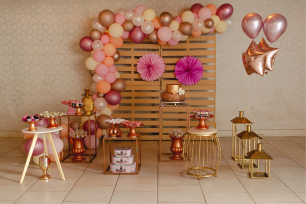 Gold  Balloon Decoration